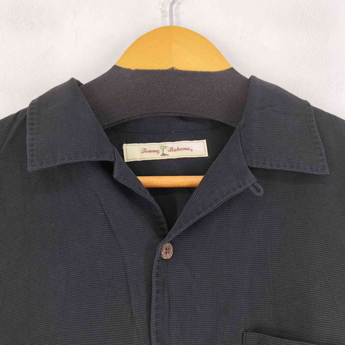 トミーバハマ Tommy Bahama S/S シルク 開襟シャツ ブラック メンズ JPN:S