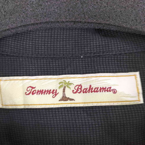 トミーバハマ Tommy Bahama S/S シルク 開襟シャツ ブラック メンズ JPN:S