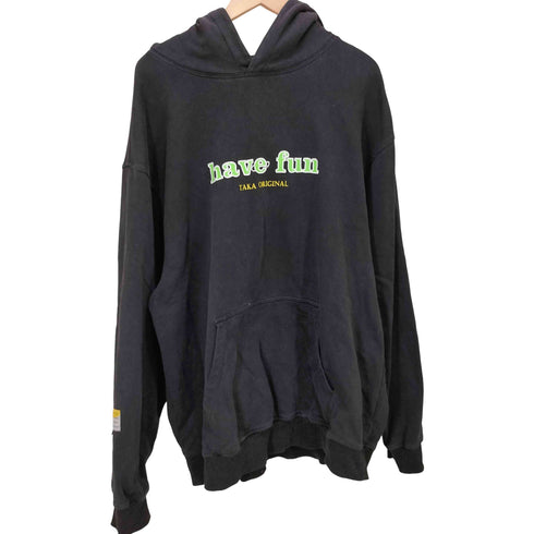 TAKA ORIGINAL Growing heavy-wash vintage label have fun hoodie メンズ JPN:XL