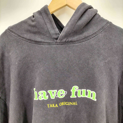 TAKA ORIGINAL Growing heavy-wash vintage label have fun hoodie メンズ JPN:XL