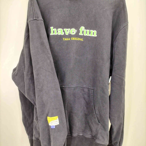 TAKA ORIGINAL Growing heavy-wash vintage label have fun hoodie メンズ JPN:XL