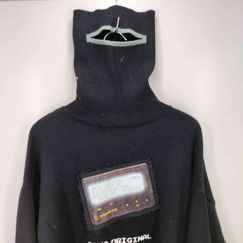 TAKA ORIGINAL Beeper Turtleneck Knit プリント タートルネック ニット セーター メンズ JPN:XL