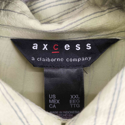 axcess ストライプ S/S シャツ メンズ XXL