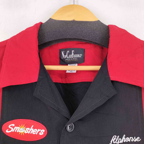 NEW CHEF FASHION ツートン 開襟シャツ メンズ 2XL