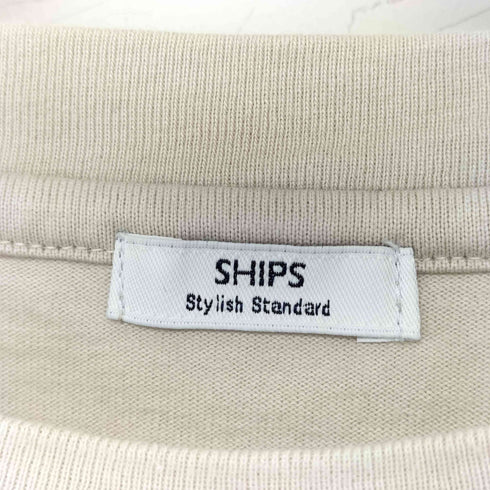 シップス SHIPS 抗菌・防臭 NANO-FINE(R) ハイゲージ クルーネック Tシャツ メンズ JPN:S