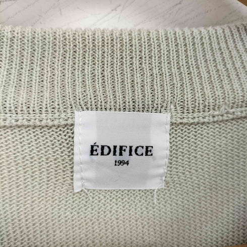 エディフィス EDIFICE ドライアクリルヤーン ニットTシャツ メンズ JPN:S