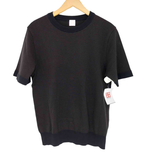 エディフィス EDIFICE ボーダーニットTシャツ メンズ JPN:M