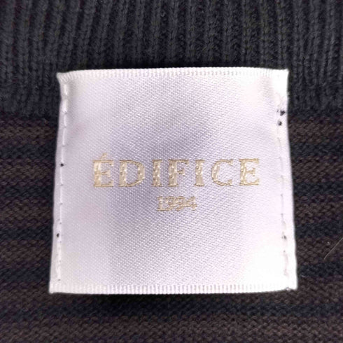 エディフィス EDIFICE ボーダーニットTシャツ メンズ JPN:M