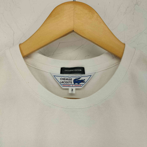 シュミーズラコステ CHEMISE LACOSTE 別注 鹿の子 クルーネックTシャツ レディース JPN:3