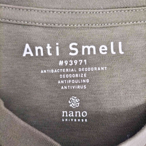 ナノユニバース NANO universe Anti Smell エチケットロングスリーブTシャツ メンズ JPN:S