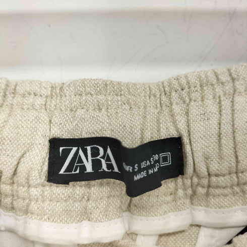 ザラ ZARA COTTON LINEN TROUSERS メンズ JPN:S