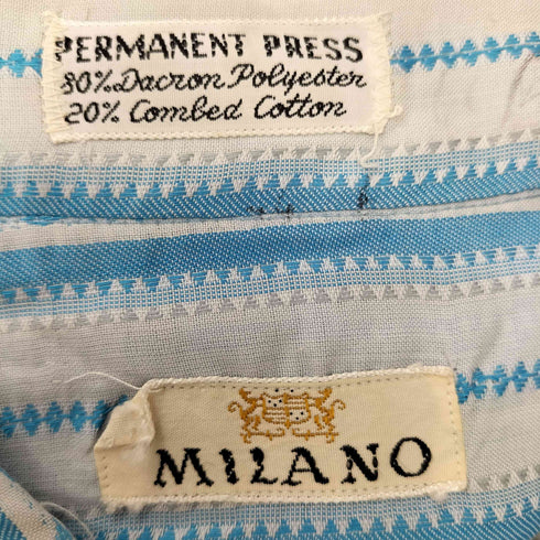 MILANO ストライプ S/S シャツ メンズ