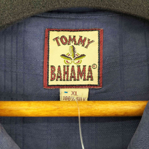 トミーバハマ Tommy Bahama チェック S/S 開襟シルクシャツ メンズ JPN:XL
