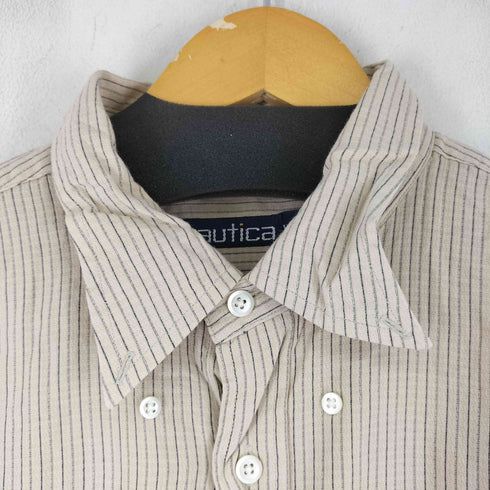 ノーティカ NAUTICA S/S BD ストライプ シャツ メンズ JPN:XL