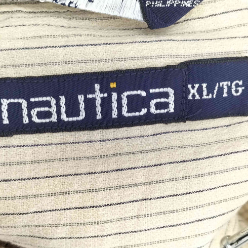 ノーティカ NAUTICA S/S BD ストライプ シャツ メンズ JPN:XL
