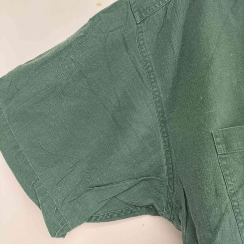 チャップスラルフローレン CHAPS RALPH LAUREN 90S リネン混 S/S BD シャツ メンズ JPN:L