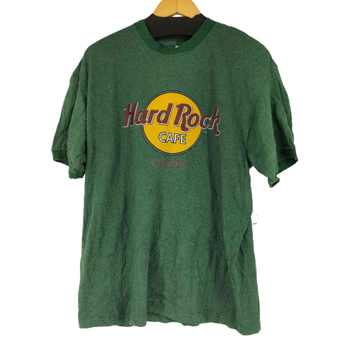 ハードロックカフェ Hard Rock Cafe MADE IN USA ロゴプリント リンガーTシャツ メンズ JPN:L