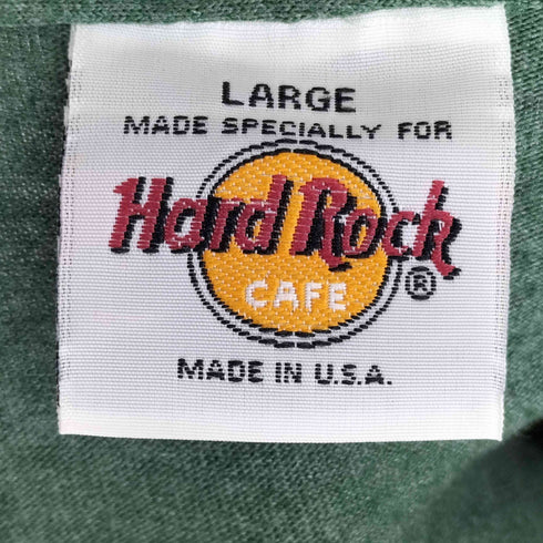 ハードロックカフェ Hard Rock Cafe MADE IN USA ロゴプリント リンガーTシャツ メンズ JPN:L