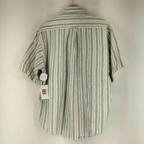 エディーバウアー Eddie Bauer 80S 黒タグ後期 ストライプシャツ メンズ JPN:XL