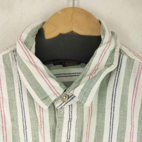 エディーバウアー Eddie Bauer 80S 黒タグ後期 ストライプシャツ メンズ JPN:XL