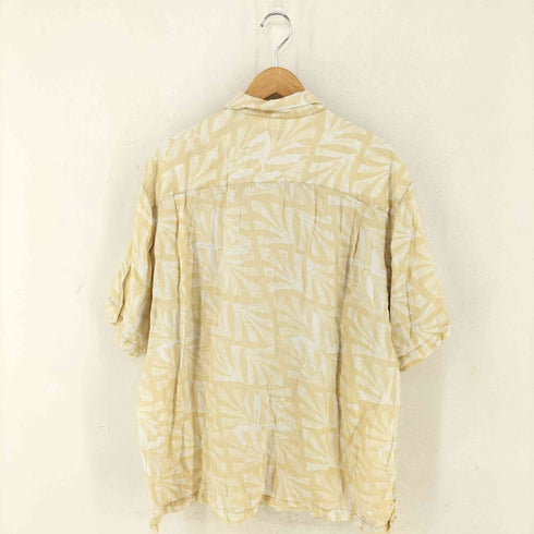 トミーバハマ Tommy Bahama トロピカル柄開襟リネンシャツ メンズ import:XL