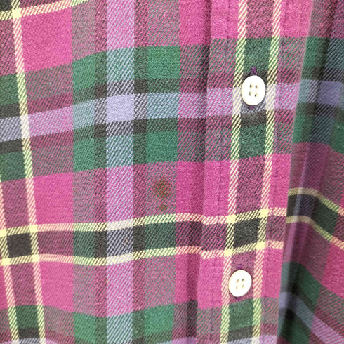 ラルフローレン RALPH LAUREN スモールポニー刺繍 L/Sチェックネルシャツ メンズ JPN:S