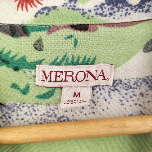 メローナ MERONA レーヨンアロハシャツ メンズ import:L