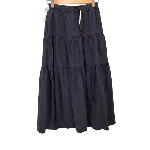 グラミチ GRAMICCI LINEN COTTON TIRED SKIRT リネンコットンティアードスカート レディース M