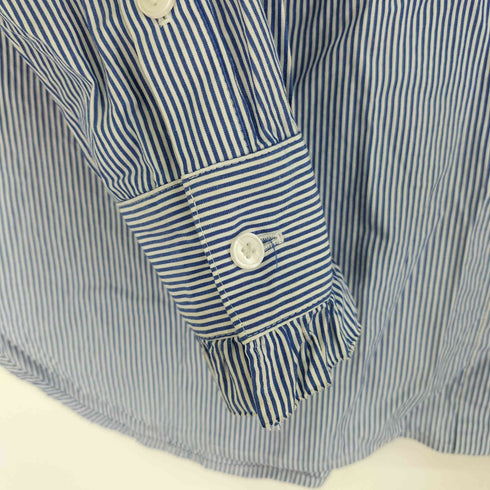 ユナイテッドアローズ UNITED ARROWS ストライプノーカラー L/S シャツ レディース 36