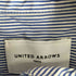 ユナイテッドアローズ UNITED ARROWS ストライプノーカラー L/S シャツ レディース 36