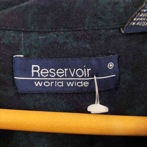 RESERVOIR レーヨン 開襟アロハシャツ メンズ import:L