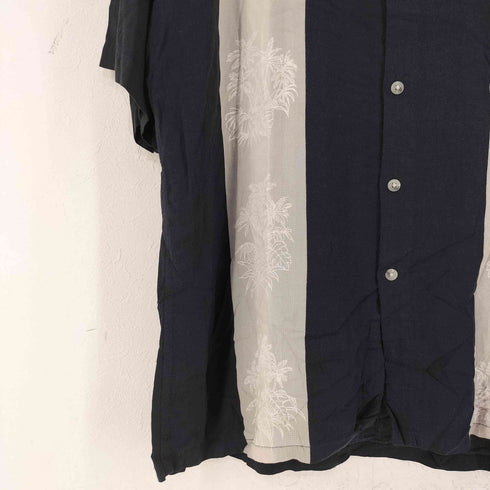 カンピアモダ CAMPIA MODA レーヨンラインシャツ メンズ import:L