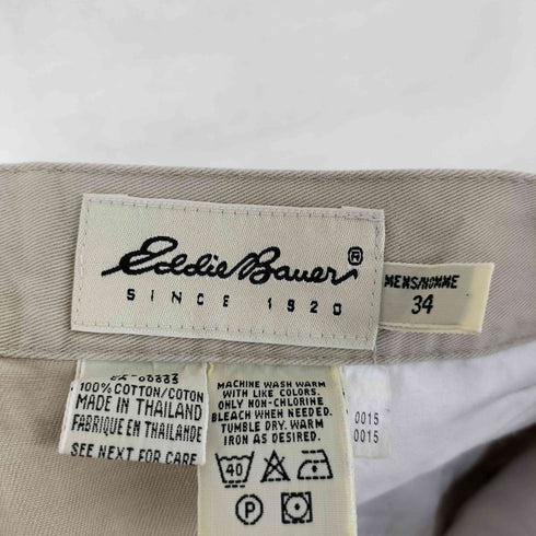 エディーバウアー Eddie Bauer 白タグ ショートチノパンツ メンズ 34