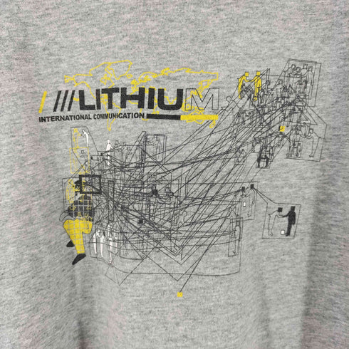カナダ製 LITHIUM MANUFACTURING CO フロントプリントTシャツ メンズ import:XL