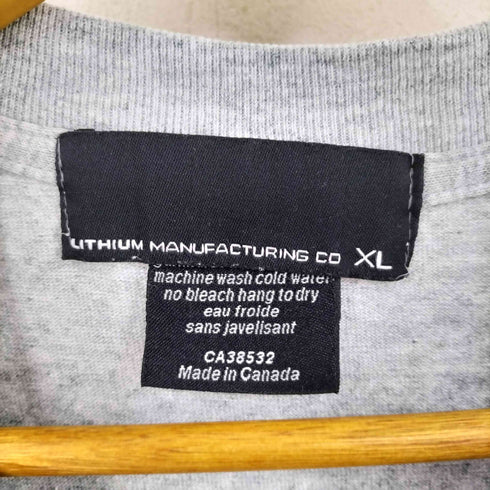 カナダ製 LITHIUM MANUFACTURING CO フロントプリントTシャツ メンズ import:XL