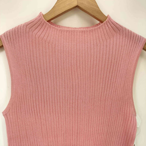 ノーリーズ NOLLEY’S 24SS シアーリブノースリーブプルオーバーニット レディース JPN:38