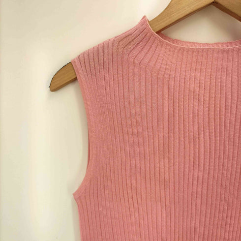 ノーリーズ NOLLEY’S 24SS シアーリブノースリーブプルオーバーニット レディース JPN:38