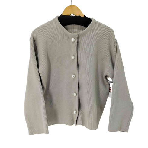 アプワイザーリッシェ Apuweiser riche 23SS パール釦コクーンニットジャケット レディース JPN:2