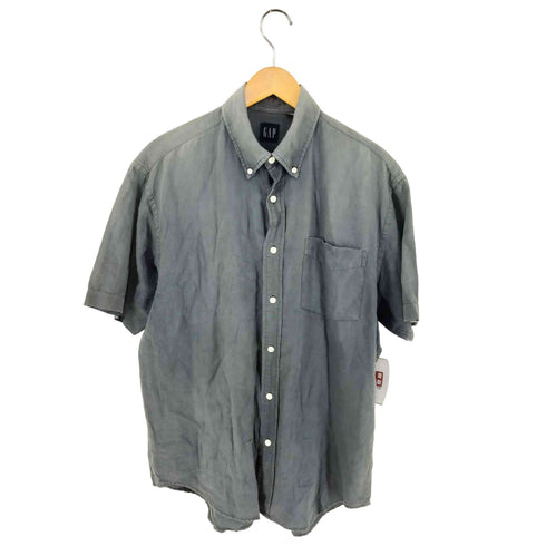 ギャップ Gap OLD リネンコットンBDシャツ メンズ import:M