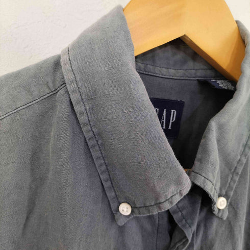 ギャップ Gap OLD リネンコットンBDシャツ メンズ import:M
