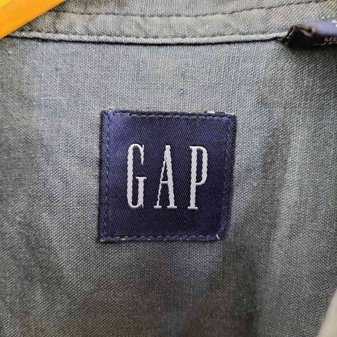 ギャップ Gap OLD リネンコットンBDシャツ メンズ import:M