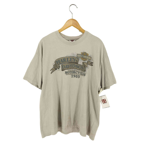 ハーレーダビッドソン HARLEY-DAVIDSON Hanesボディー ROUTE66 プリントTシャツ メンズ import:XL