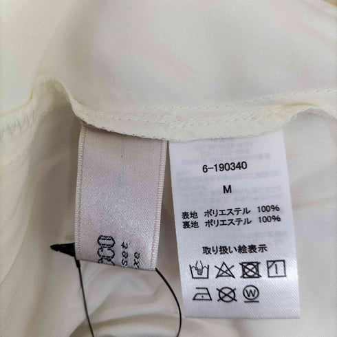 トッコクローゼット tocco closet ラインレース×ピンタックボウタイリボンプリーツワンピース レディース JPN:M