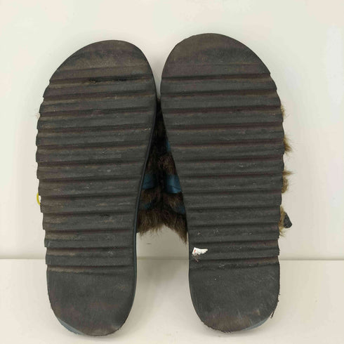 スイコック suicoke フェイクファーサンダル レディース 25