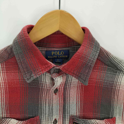 ポロラルフローレン POLO RALPH LAUREN チェックフランネルシャツ レディース import:M