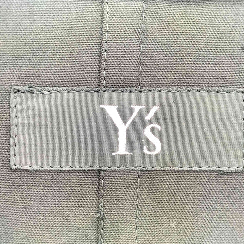 ワイズ Ys ウールギャバ ピークドラペル Aラインコート レディース