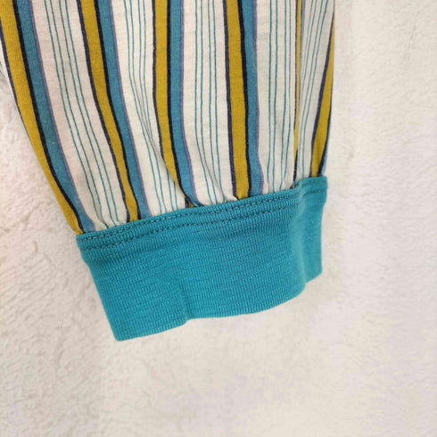 AMBIZIONE MADE IN ITALY ロゴ刺繍ストライプトップス メンズ 5