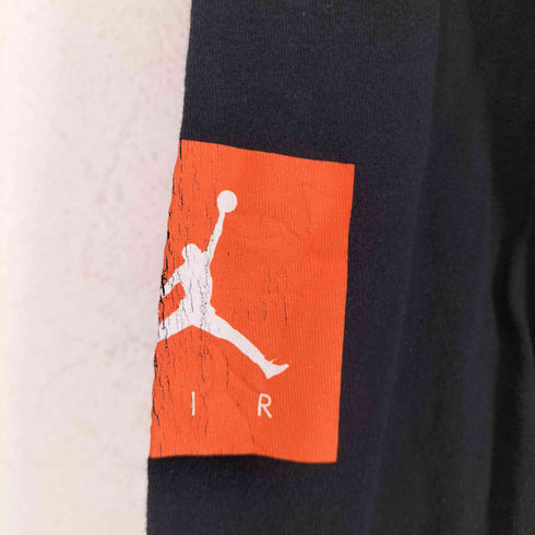 ジョーダンブランド JORDAN BRAND ロゴ袖プリント長袖カットソー メンズ L