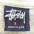ステューシー Stussy 90S USA製 紺タグ プリント Tシャツ 袖&裾 シングルステッチ メンズ import:S