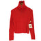 ザラ ZARA クリスマス レッド クロップド ウィーター ケーブル ニット セーター レディース import:M